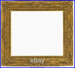 12 X 16 Baroque 5 Wide Antique Gold Standard Picture Frame Pierced Carved