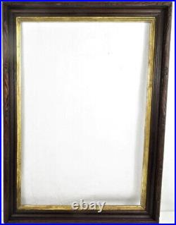 15 by 22 carved wood antique picture frame 1870
