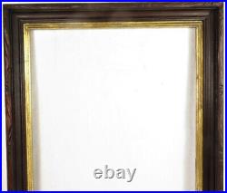 15 by 22 carved wood antique picture frame 1870