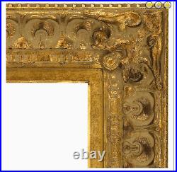 20 X 24 Baroque Medium Antiqued Gold 5 Wide Standard Picture Frame Carved