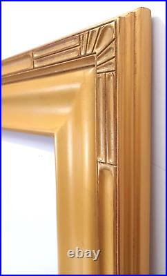 20 X 24 Plein Air Standard Picture Frame Gold Leaf Carved Corners 4 3/4 Wide