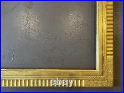 20 x 24 BUCKS COUNTY HAND CARVED PICTURE FRAME GILDED IN 22K GOLD LEAF