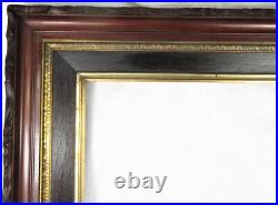 23 by 29 antique picture frame carved wood 1870