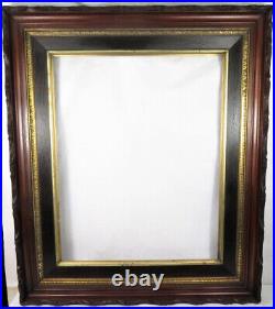 23 by 29 antique picture frame carved wood 1870