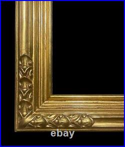 2 Wide 12 x 9 Hand Carve Picture Frame Water gilded in genuine 22k Gold