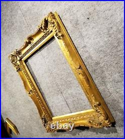 4 Gold VINTAGE ANTIQUE FINE HAND-CARVED PICTURE FRAME Frames4art 1178G 20x24