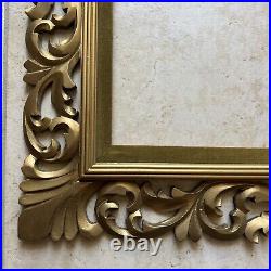 5 VINTAGE FINE HAND-CARVED PICTURE FRAME To Fit A 24x36 Painting / Or Mirror