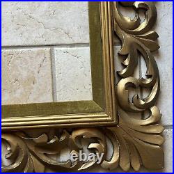 5 VINTAGE FINE HAND-CARVED PICTURE FRAME To Fit A 24x36 Painting / Or Mirror