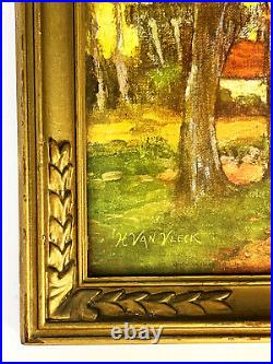 ANTIQUE ART DECO STYLE CARVED WOOD GOLD PICTURE FRAME WHEAT DECOR 14 x 22 RABBET