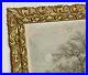 Antique 1800s Ornate Gold Gilt Gesso Wood Carve Baroque LARGE Art Photo Frame