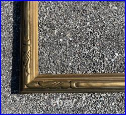 Antique 40&39 Fit Carved Gilded Wood Newcomb Macklin Style Picture Frame