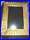 Antique Art Nouveau Wood Carved Leaves Photo Frame or Mirror or Picture