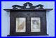 Antique Carved Folk Art Double Picture Frame 12 1/2 X 16 3/4 X 2 1/2