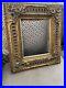 Antique Carved Italian Frame Reticulated Great 10 x 8 Sight Gold Leaf Gilded