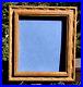 Antique Carved Wood, Closed Corners Picture Frame, Circa 1920