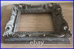 Antique Carved Wood, Gesso Picture Frame, Circa 1950-60