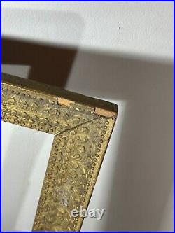 Antique Edwardian Style Picture Frame 1920 Wall Hanging Gold 12 X 10 Art Classic
