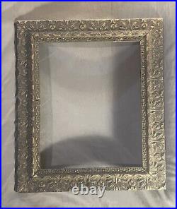 Antique Victorian Period Carved Wood and Gesso Frame baroque revival