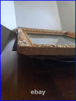 Antique Wood Carved Gilt Gesso Gold Picture Frame Barefoot Prodigy Moore