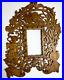 Antique Wood Hand Carved Cherub Portrait Picture Memory Family Frame 10