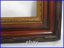 Antique picture frame 10.25 X 12.5 carved wood