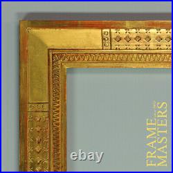 Bucks County Hand Carved Picture Frame Gilded in 22k Gold Leaf Made In USA