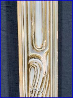 C. 1940s Newcomb Macklin modernist carved picture frame 25 x 30 inches