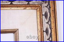 Carved Wood Gold Gilt & Silver 29x33 Frame for 24x20 or 28.75x24.75 Art Painting