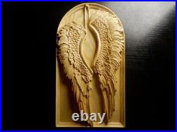 Fallen angel wings Perfect Wood carved picture wall decoration plaque gift