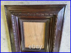 Frame Wooden Carved With Window 1900 IN Oak