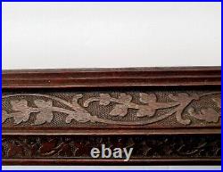 Gorgeous Antique Victorian Carved Walnut Frame 18 by 16