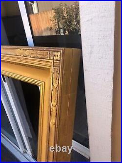 Hand Carved Picture Frame Finished in 22k Gold by Master Frame Maker Shawn Speck