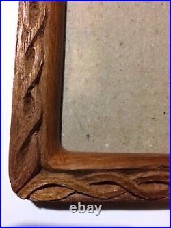 Hand Carved picture framePicture size5x7Frame size6 1/4 x 8 1/4Solid Wood