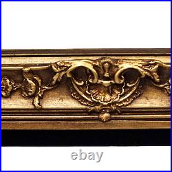 Huge Carved Wood Frame Regency Rococo Gold Art Frame Painting 47