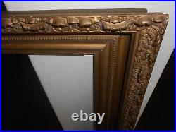 Large Antique Wood Carved Frame 28 X 31-1/2 X 3