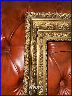 Late 19th Century, Victorian Hand Carved Gilded Ornate Frame