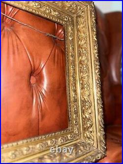 Late 19th Century, Victorian Hand Carved Gilded Ornate Frame