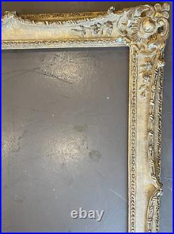 Louis XV 24 x 30 SOLID WOOD HAND CARVED FRAME GILDED IN GENUINE GOLD LEAF