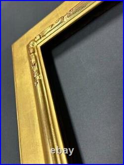 Plein Air Custom Picture Frame Fine Art Std Sz Artist Hand Carved 22k Gold Leaf