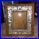 RARE Vtg Silver & Carved Wood REGALOS FRANCIS Picture Frame Hand Made in Mexico