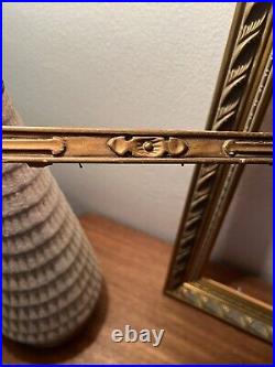 SUPERB ATQ ARTS & CRAFT SCHOOL X TAOS STYLE GOLD GILT GESSO 9x12 PICTURE FRAME