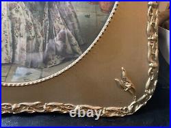 Turn of the Century Gold Gilt Gesso Wood Carved Baroque Picture