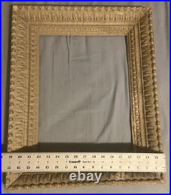 VERY OLD Carved Ornate Wood Picture Frame 21x17 Holds APROX 12x16 SEE PICS