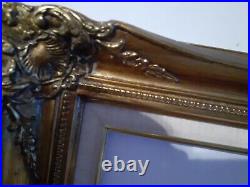 Very Rare Find- Gilt Frame Victorian Art Carved Gold Gilt Renaissance -Ornate