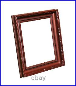 Victorian Picture Frame with Tree Bark Carving, Holds 11 X 13