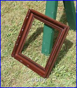 Victorian Picture Frame with Tree Bark Carving, Holds 11 X 13