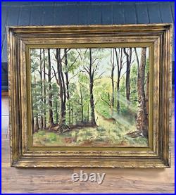 Vintage Carved Wood Picture Frame 28 1/4 x 32 1/4 Fits 20 x 24 or 22 x 26