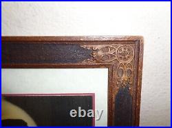 Vintage Oak Carved Picture Frame