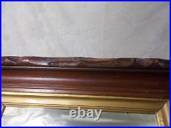 Vtg Wood 15x13 Shadowbox Picture Frame-Carved Wood 8x10