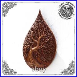 Wood Carving Picture, Tree of Life decor, Wooden Home Decor, Wall Hanging Art